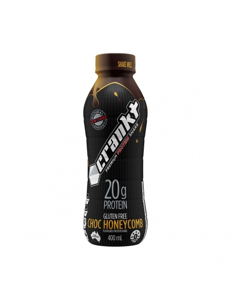 Crankt Protein Chocolate Honeycomb 400ml x 6