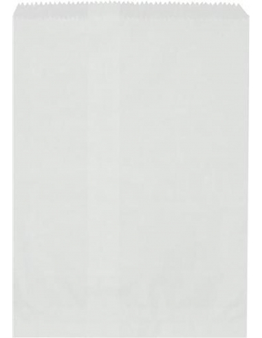 Cast Away Papier 1 biała płaska torebka na ciasto 140 X1 85 mm x 1000