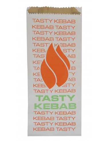 Cast Away Foil foderato Kebab Bag x 250
