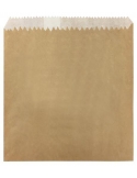 Cast Away No1/2 Brown Square Flat Greaseproof Lined Bags 500 Pack x 1