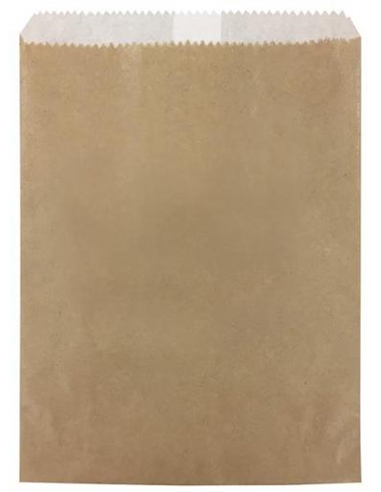 Cast Away No1 Brown Long Greaseproof Sacs en papier linéés x 500