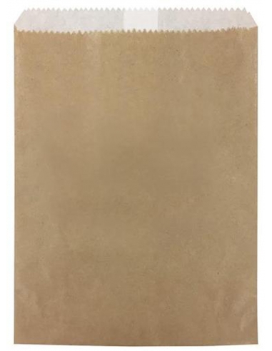 Cast Away No1 bruine lange, vetvrij gevoerde papieren zakken x 500