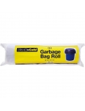 Black & Gold Garbage Bags Roll 63cm X 91 Cms With Ties 50 Pack