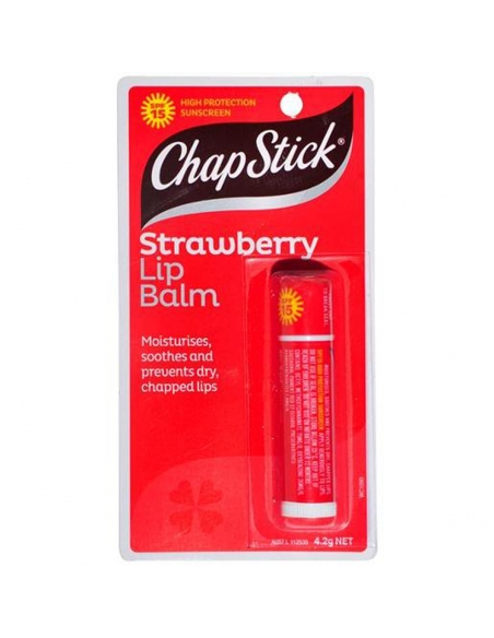 Chapstick Odżywka do ust Truskawka Spf 15+ Blister 4,2g