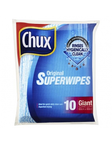 Superwipes Giant Cloths 10 Pack x 1