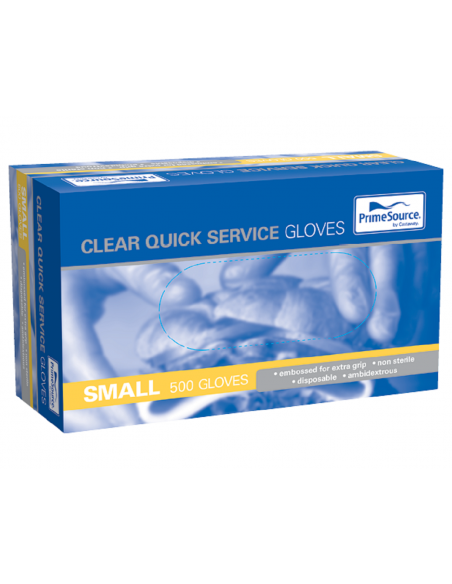 Castaway Pequeños guantes claros 500 Pack