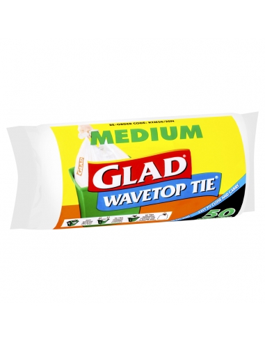 Glad Wovetop Mediumchen Tidy Bags 50 Pack