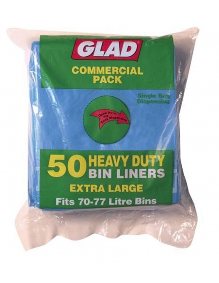 Glad Sac de rangement de haute qualité Bleu 50 Pack
