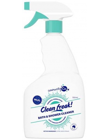 Community Co Clean Freak Bath & Shower Spray 750ml x 6