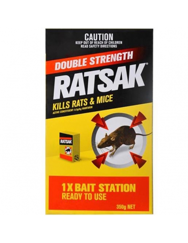 Ratsak Double force Rodenticide 350gm