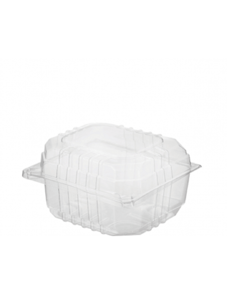 Cast Away Foam Clam Burger Helder Klein 110 bij 100 bij 65 mm (Ebyternal) 100 bij 90 bij 65 mm (Intern) x 250