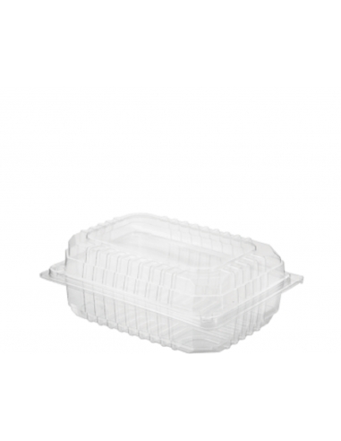 Cast Away Clearview Hinged Containers Small Salad Pack 165 by 120 by 60 mm (Ebyternal) 150 by 105 by 60 mm (Internal) x 100