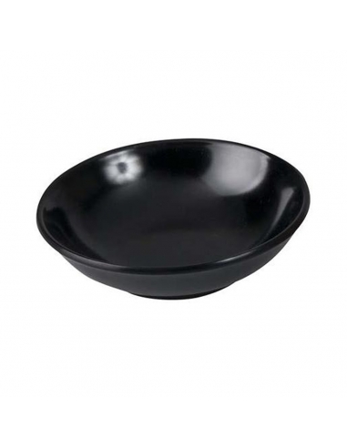 Trenton Dish di salsa nera di melammina 70mm x 24