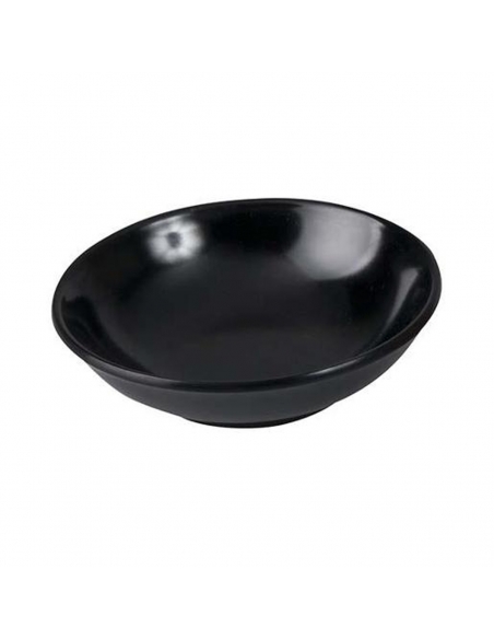 Trenton Melamine Black Sauce Dish 70mm x 24