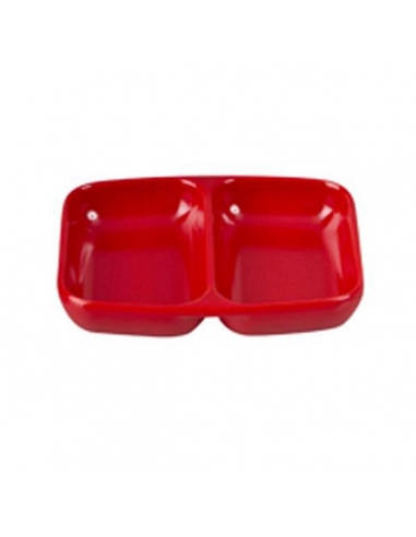 Trenton 赤ソース小皿 91206 1個×24