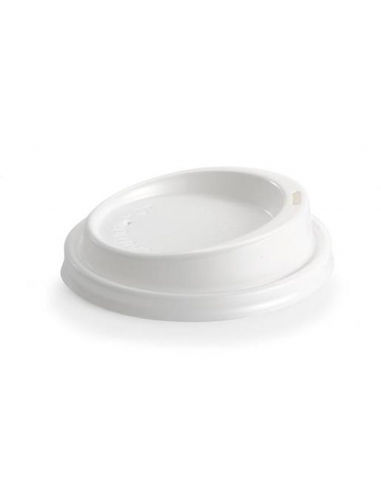 Biopak Hot Cups Lids 12/16/20oz 50 Pack x 1