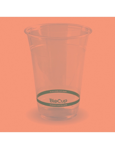 Biopak Biocup 透明塑料杯 500ml 50 只装