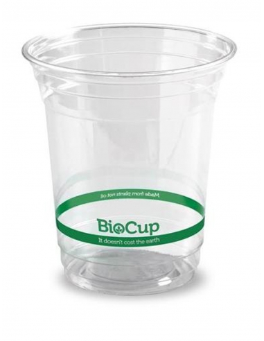 Biopak Biocup trasparente plastica tazza 420ml 50 Pack
