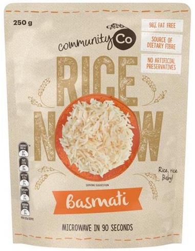 Community Co Basmati Microwaveable Rice 250gm x 1