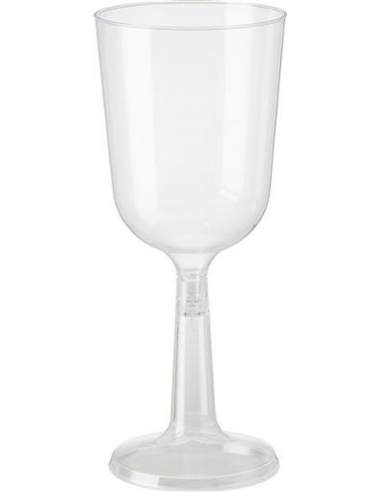 Cast Away Clear Plastic Wine Goblet 197 ml x 10