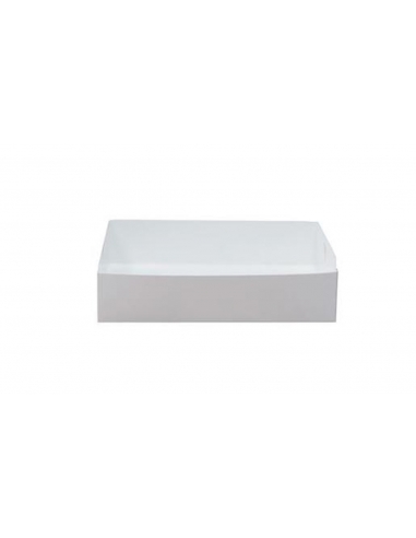 Cast Away Tray Cardboard Blanc Petit 190 par 130 par 45 mm x 200