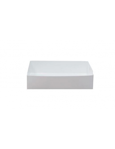Cast Away Tray Cardboard blanco pequeño 190 por 130 por 45 mm x 200