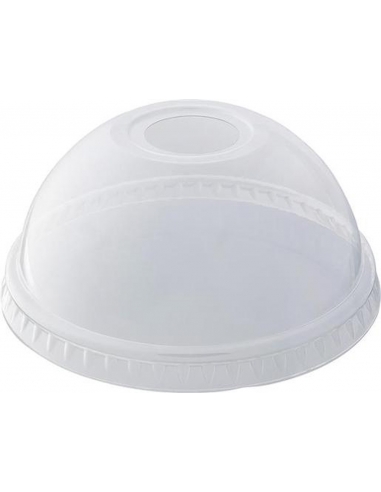Cast Away Hi Kleer Plastic Dome Cups To suit 12 oz & 15 oz 90mm diameter lid x 100