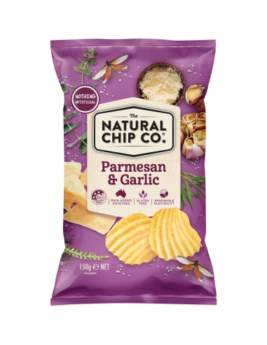 The Natural Chip Co. Parmesan & Garlic 150g x 1