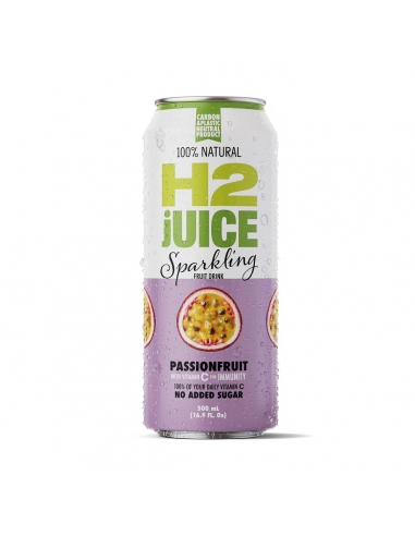 H2 Juice Sparkling Passionfruit 500ml x 12
