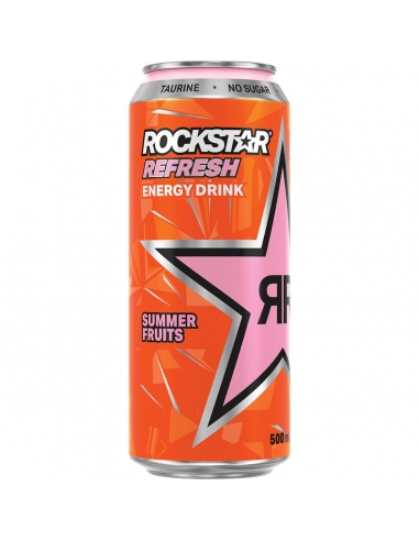 Rockstar Rifiuti Energy Bere frutta estiva 500ml x 12