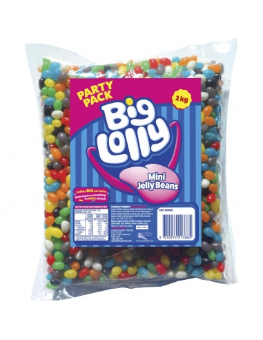 Big Lolly Assorted Mini Jelly Beans 2kg x 1