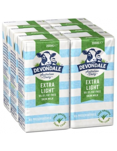 Devondale 当社最軽量ワン スキムミルク 200ml