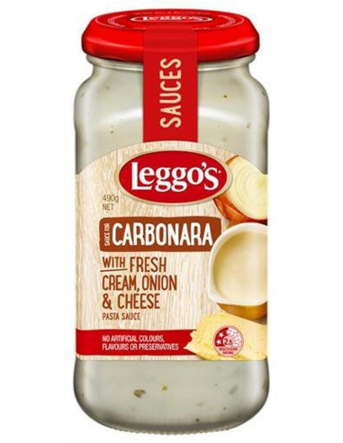 Leggos Carbonara Pasta Sauce 490gm x 1