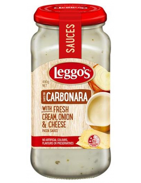 Leggos Carbonara Pasta Sauce 490gm