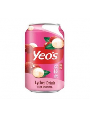 Yeo Drink Lychee Cans 300ml x 24