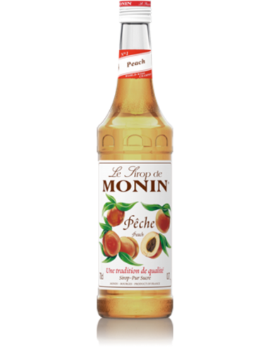 Monin Syrup Peach 700 Ml Bottiglia