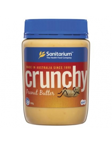 Sanitarium Erdnussbutter Crunchy 500 Gr Jar