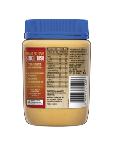 Sanitarium Peanut Butter Crunchy 500 Gr x 1