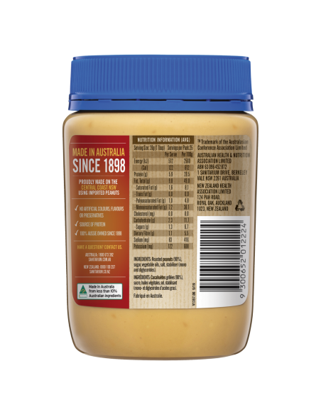 Sanitarium Peanut Butter Crunchy 500 Gr x 1