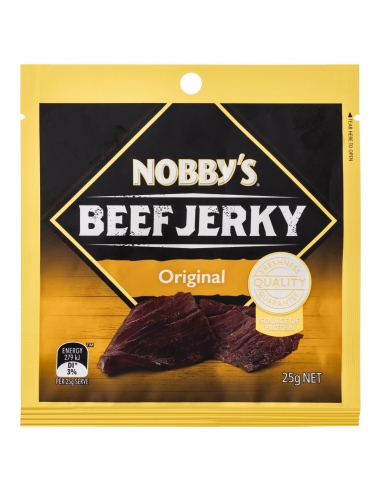 Nobbys Beef Jerky Origineel 25g x 12