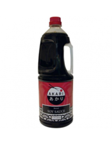 Akari Sauce Soy Premium Japanese 1.8 Lt Bottiglia