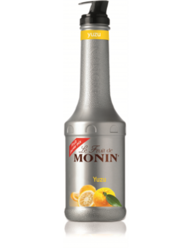 Monin シロップ ゆずピューレ フルーツ 1Lボトル