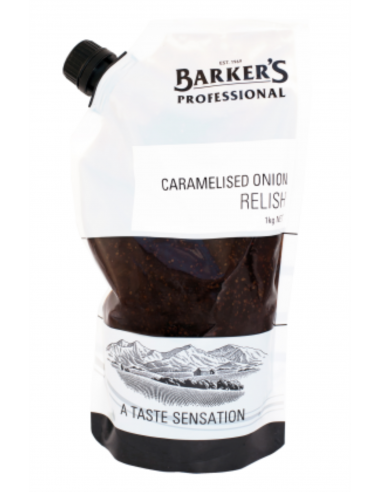 Barkers Relish Caramelised Onion 1 kg zak