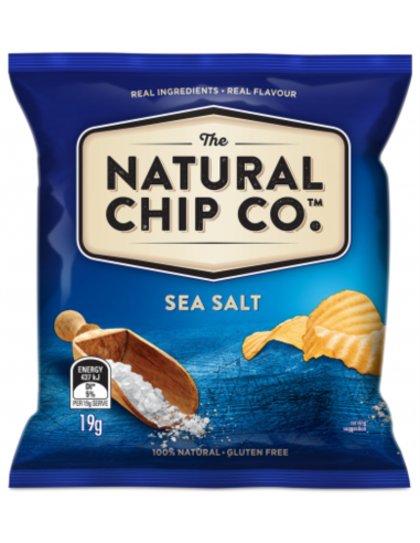 Natural Chip Company Chips di patate sale marino 19gr x 24