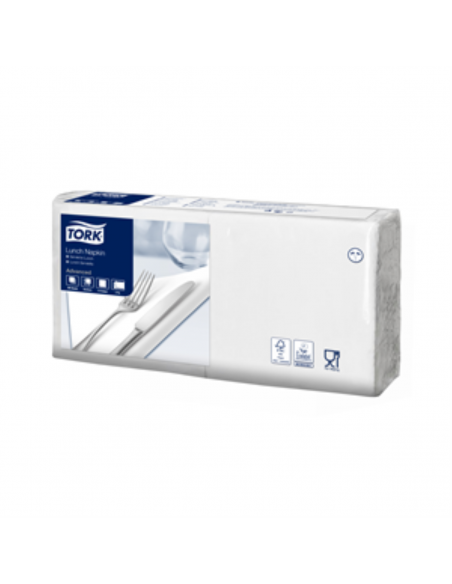 Tork Serpkins 2 Ply Almuerzo Blanco 200 Packet