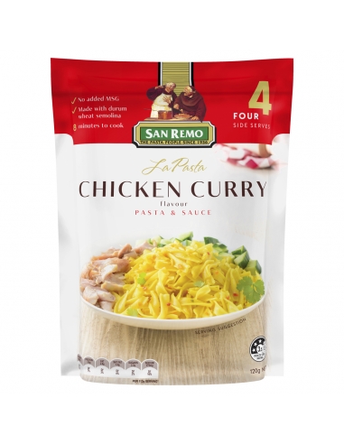 La Pasta Chicken Curry 4 Serve 120gm x 6