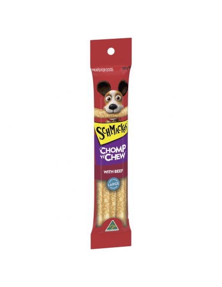 Schmacko Chomp'n'chew Carne de Res 60G