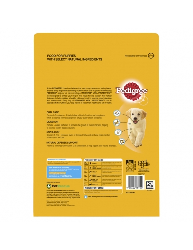 Pedigree Crescita del cucciolo 2.5kg