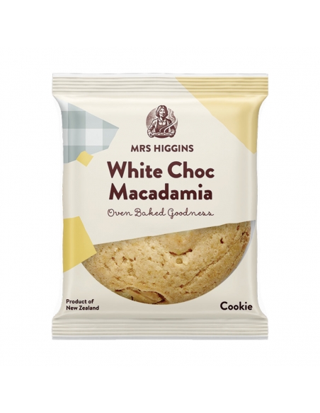 Mrs Higgins Weiße Schokolade Macadamia 85g x 9