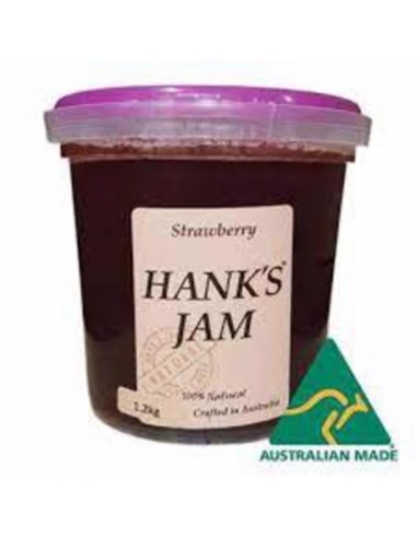 Hanks Jam Strawberry 1.2 Kg Tub